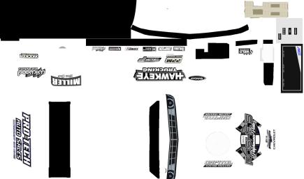 Dirt Street Stock white black sim