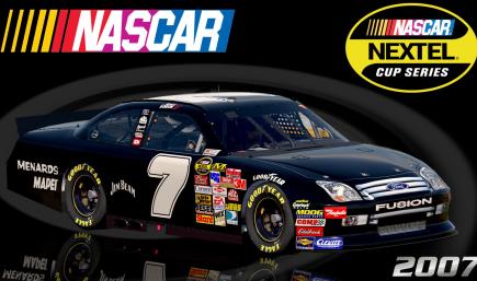 #7 Robby Gordon 2007 Unsponsored Ford Fusion COT