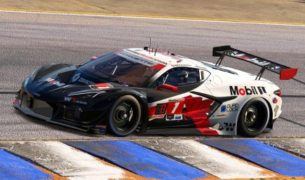 Fictional IMSA GTD PRO Mobil 1 Corvette Z06 GT3