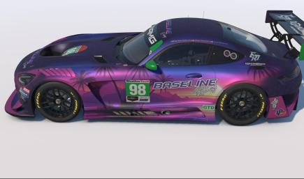 2026 Baseline Racing Mercedes AMG GT3 Sebring 12 Hour W/ Spec Map