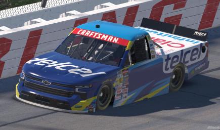 2026 Andres Perez de Lara Telcel Chevrolet Silverado RST (No Numbers)