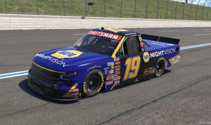 Daniel Hemric 2026 NAPA Nightvision Scheme (Sim Stamped)