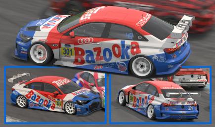 TCR Audi RS3 TGA Bazooka