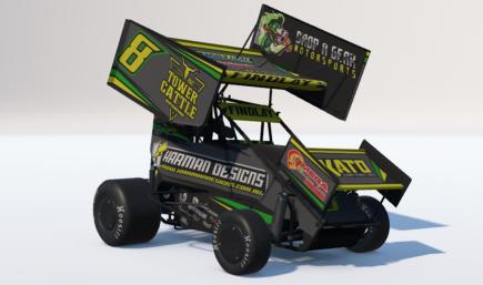 #8 Craig Findlay  DAG 2024 Team Dirt Micro Sprint