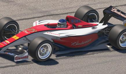 Dallara IR01 Budweiser iRacing#