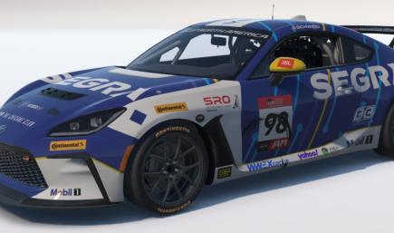 2026 RVA Graphics Motorsports By Speed Syndicate #98 SEGRA Toyota GR Cup Car Sonoma Raced Version