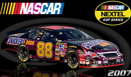 #88 Ricky Rudd 2007 Snickers Dark Ford Fusion