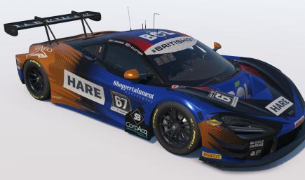 Orange Racing Car #67 2026 British GT - Simon Orange and Marcus Clutton