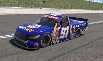 Christian Eckes 2026 NAPA AutoCare/Blacks Tire Scheme (Custom Numbers)