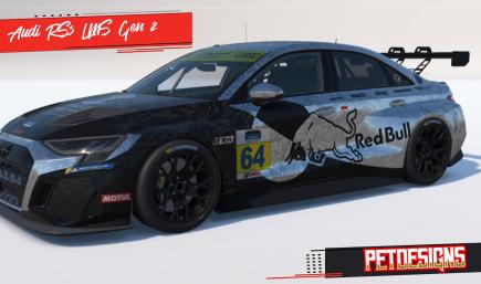 Audi RS3 LMS Gen 2 red bull