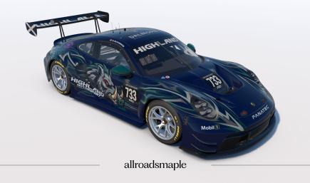 Highland Racing Porsche 911 GT3 R 992