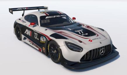 Mercedes-AMG GT3 White V2