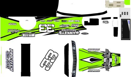 Dirt Street Stock white black green