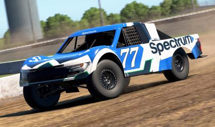 Carson Hocevar #77 Spectrum Pro 4 (Sim-Stamped Number)