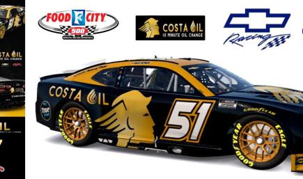 2026 RWR Cody Ware / Costa Oil Chevrolet Camaro ZL1 at Bristol.