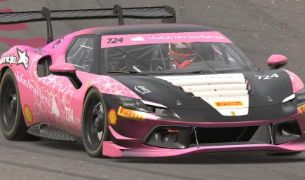 Ferrari 296 Challenge cherry blossoms SDR ver.