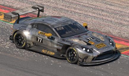 Aluminum rivets Aston Martin Vantage EVO GT3 more shiny