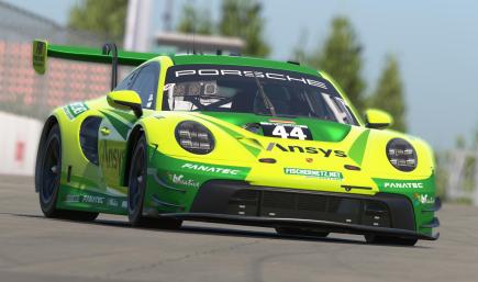 2026 iRacing GT Sprint Series - Fischer Motorsport Ansys Porsche 911 GT3 R (992)