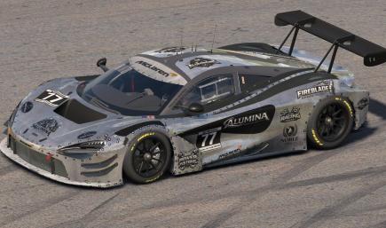 Aluminum with rivets McLaren 720S GT3 EVO 2026