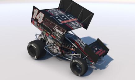 The Deadmans Hand Dirt Sprint Car C#14