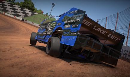 Miller Kangas / Blue & Chrome 358-BBM / #99