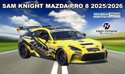 Sam Knight 2025/26 Mazda NZ Pro 8 Championship