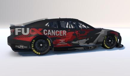 FU Cancer stamped Camaro