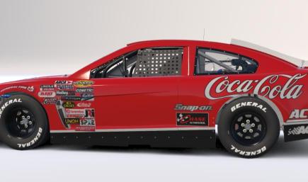 EARNHARDT THROWBACK ARCA SIM STAMPED
