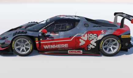 Winhere Harmony Racing Car #96 2026 Livery for the GTWC Asia