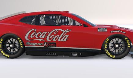 EARNHARDT COCA COLA THROWBACK SIM STAMPED
