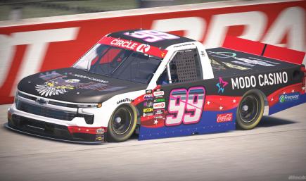 Payson Lindsay ASCA Truck Series Modo Casino Chevrolet Silverado