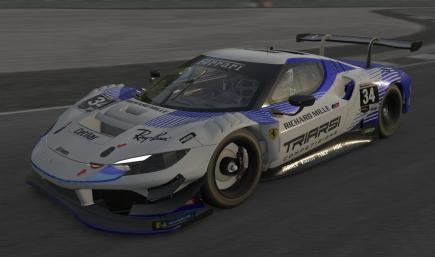 NART Ferrari 296 GT3 IMSA Livery Concept