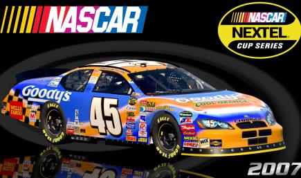 #45 Chad McCumbee 2007 Goodys Cool Orange Dodge Charger