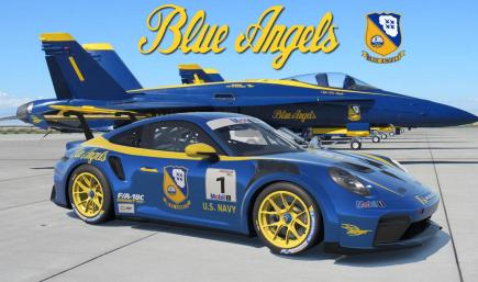 Porsche 992 2 Cup Blue Angels