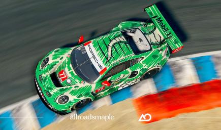 Official 2026 AO Racing IMSA GTD Pro #77 Sketchy (Rexy) GT3 Rawr Laguna Seca