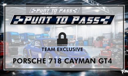 Punt To Pass - Porsche 718 Cayman GT4