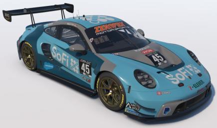 SoFi Porsche 992 GT3