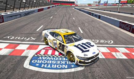 Miller Lite Inverted #28 Next Gen Ford Mustang