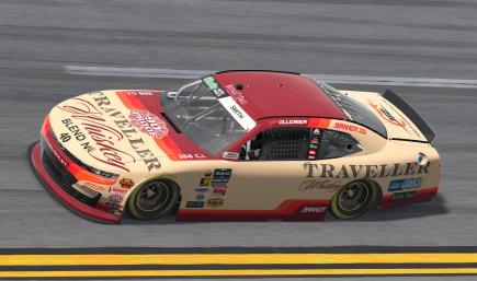 2026 Justin Allgaier Traveller Whiskey OReilly (No Numbers)