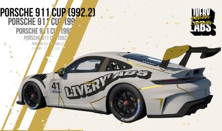 Porsche 911 Cup (992.2) by LiveryLabs