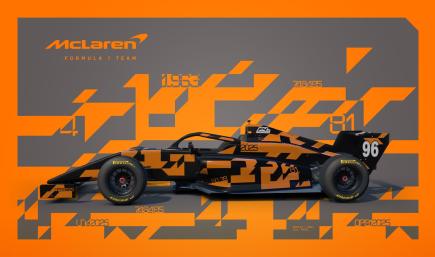 McLaren MCL39 testing livery iR04