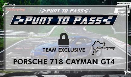 Punt To Pass - Nurbur24 - Porsche 718 Cayman GT4