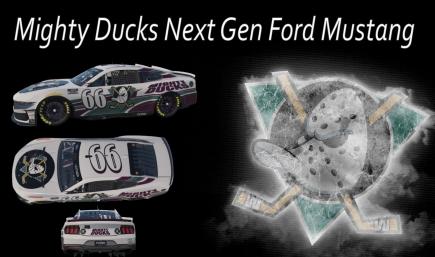Mighty Ducks NASCAR Next Gen 2024 Mustang