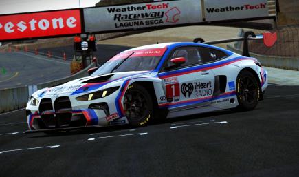 Paul Miller Racing #1 BMW M4 GT3 EVO 2026 Laguna Seca IMSA Livery