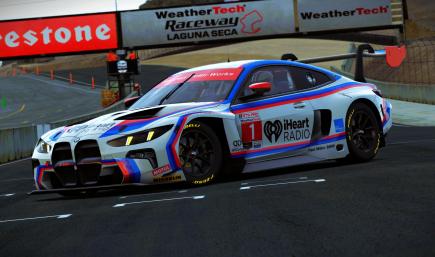Paul Miller Racing #1 BMW M4 GT3 EVO 2026 Laguna Seca IMSA Livery