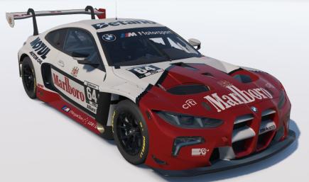 Reverse Marlboro White/Red BMW M4 GT3 EVO
