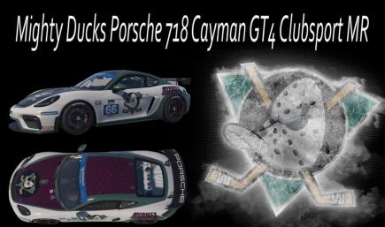 Mighty Ducks Porsche 718 Cayman GT4