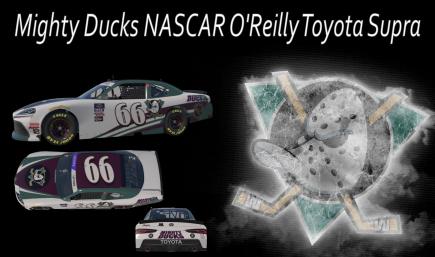 Mighty Ducks NASCAR OReilly Toyota Supra