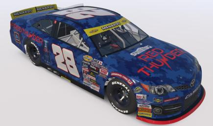 Red Thunder ARCA Camry - Custom Number