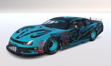 Dodge Challenger Hellcat Super Late Model (Custom Number)